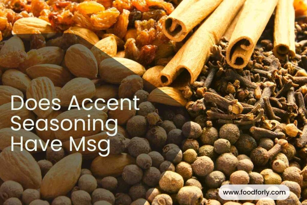 Does Accent Seasoning Have Msg