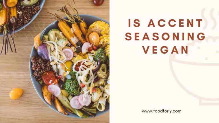 Is Accent Seasoning Vegan