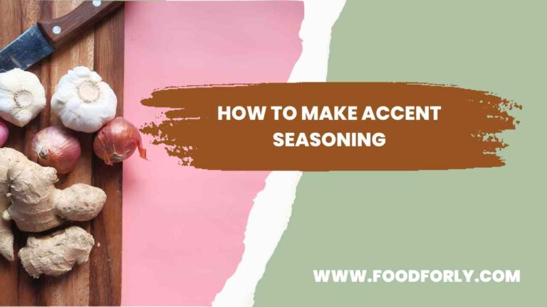 How To Make Accent Seasoning