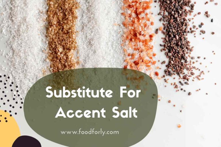 Substitute For Accent Salt