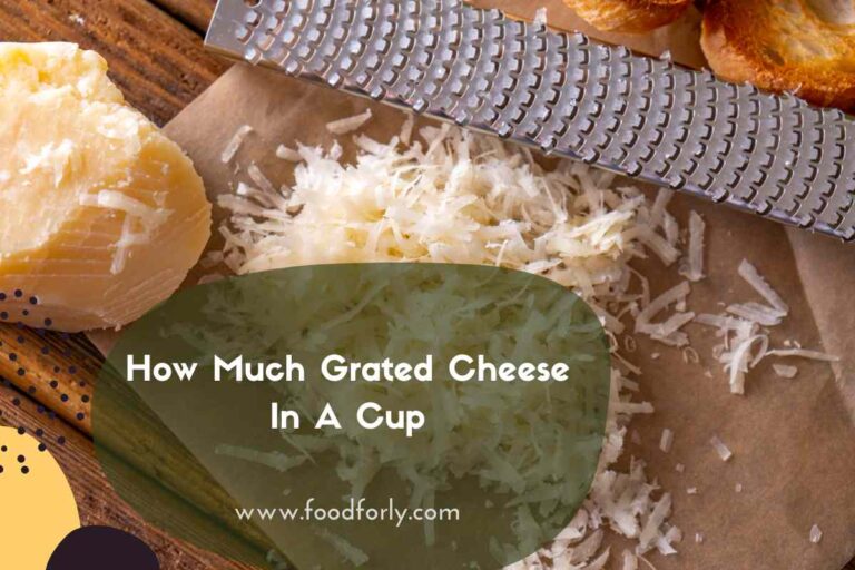 How Much Grated Cheese In A Cup