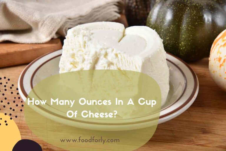 How Many Ounces In A Cup Of Cheese