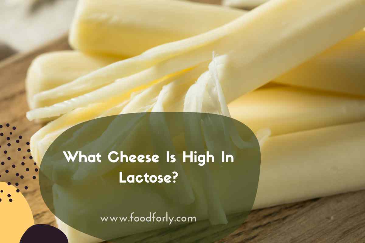 What Cheese Is High In Lactose?